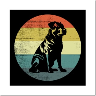 Retro Style Vintage Design Tosa Inu Dog Posters and Art